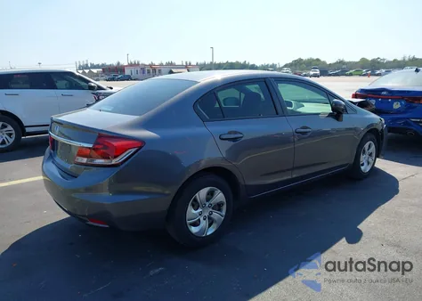 2015 Honda Civic Lx из США, поврежденный, VIN 19XFB2F53FE005518